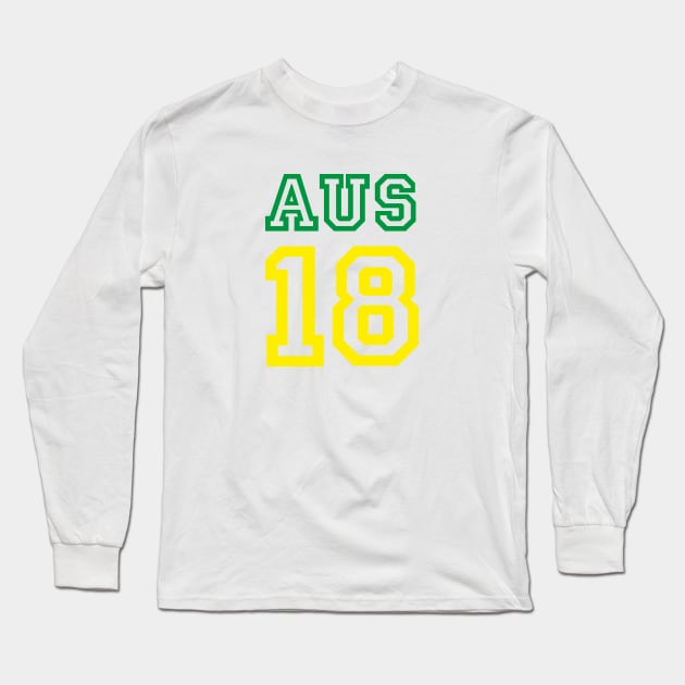 AUSTRALIA 2018 Long Sleeve T-Shirt by eyesblau